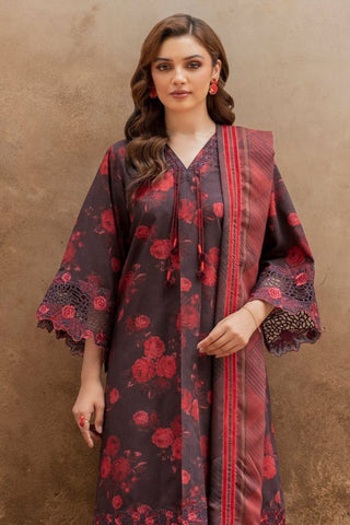 Baroque Printed Dhanak Wool-3PC