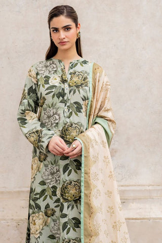 Baroque Printed Dhanak Wool-3PC