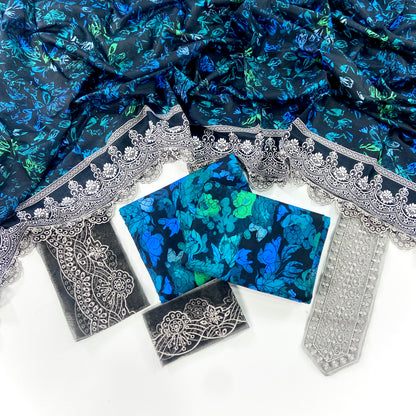 Farasha Emb Khaddar With Patches 3PC