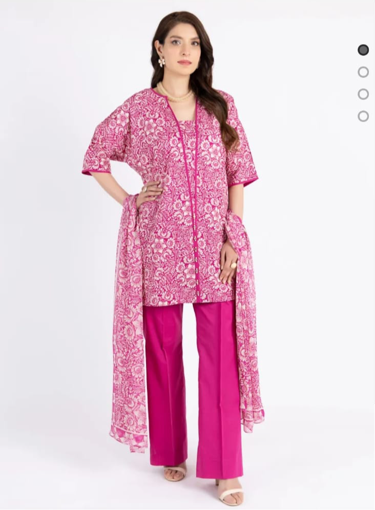 Bareeza Printed Khaddar 3PC