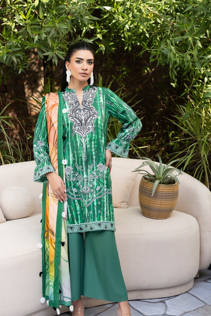 Patjhar By Paltar Digital Printed Soft Khaddar 3PC