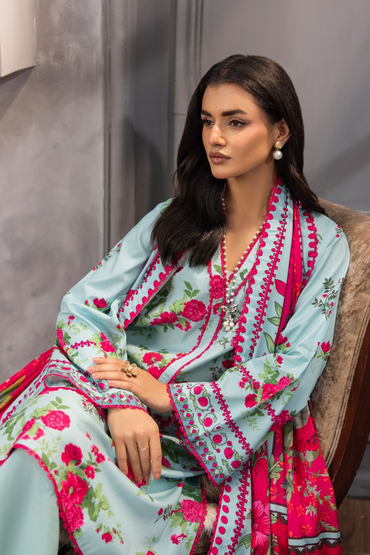 Raiha Luxury Printed Linen 3PC