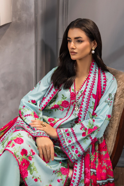Raiha Luxury Printed Linen 3PC