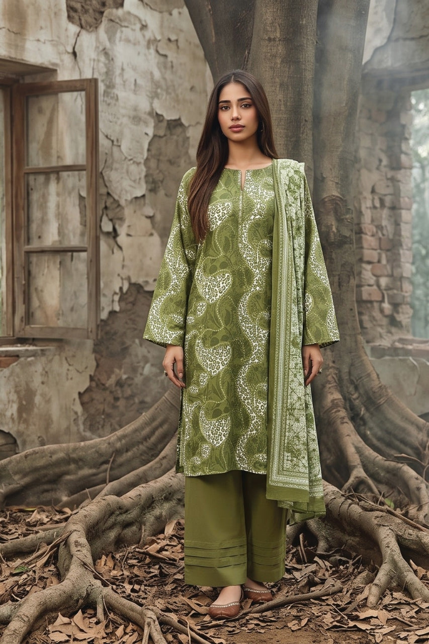 Zesh Digital Printed Khaddar 3PC