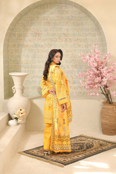 Reemse Digital Printed Lawn 3PC