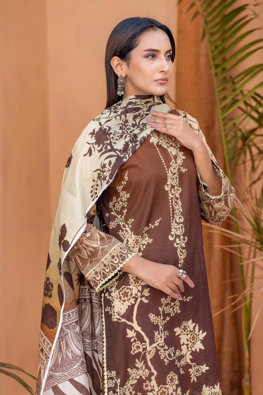 Bahaar By Meeral Premium Digital Printed Lawn 3PC