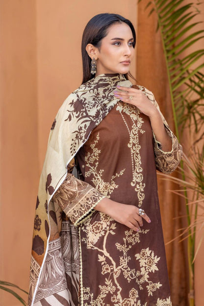 Bahaar By Meeral Premium Digital Printed Lawn 3PC