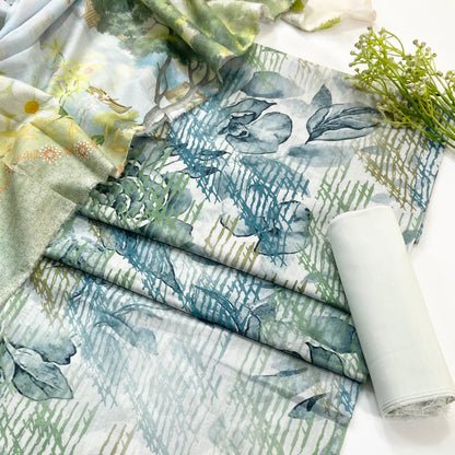 Beechtree Summer Digital Printed Lawn 3PC
