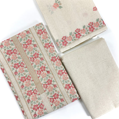 Bareeze White Embroidered Khaddar 3PC