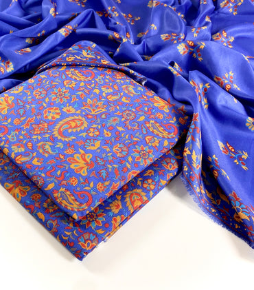 Bareeze Digital Printed Slub Khaddar 3PC