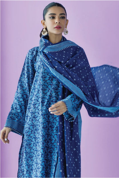 Orient Basic Printed Lawn 3PC