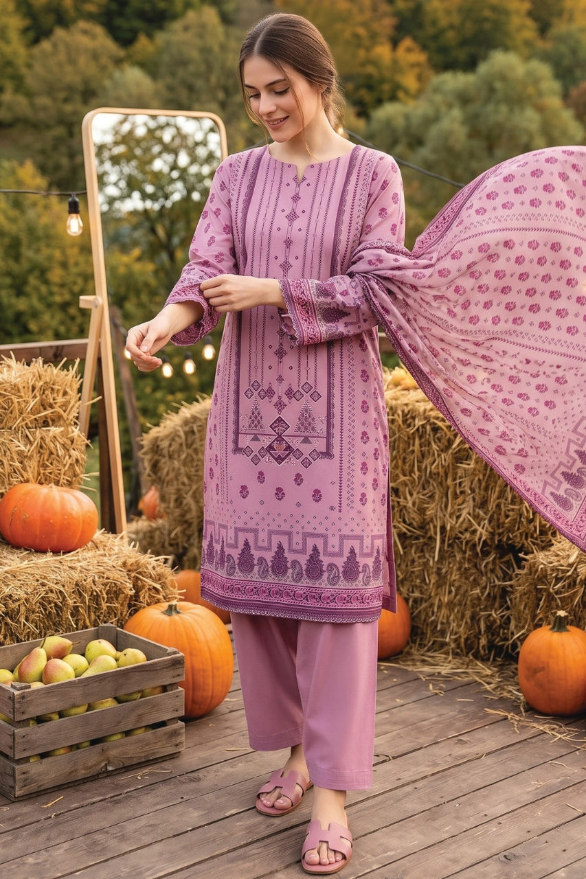 Salina By Regalia Digital Printed Khaddar 3PC