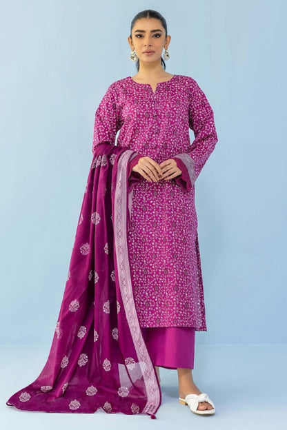 Orient Digital Printed Lawn 3PC