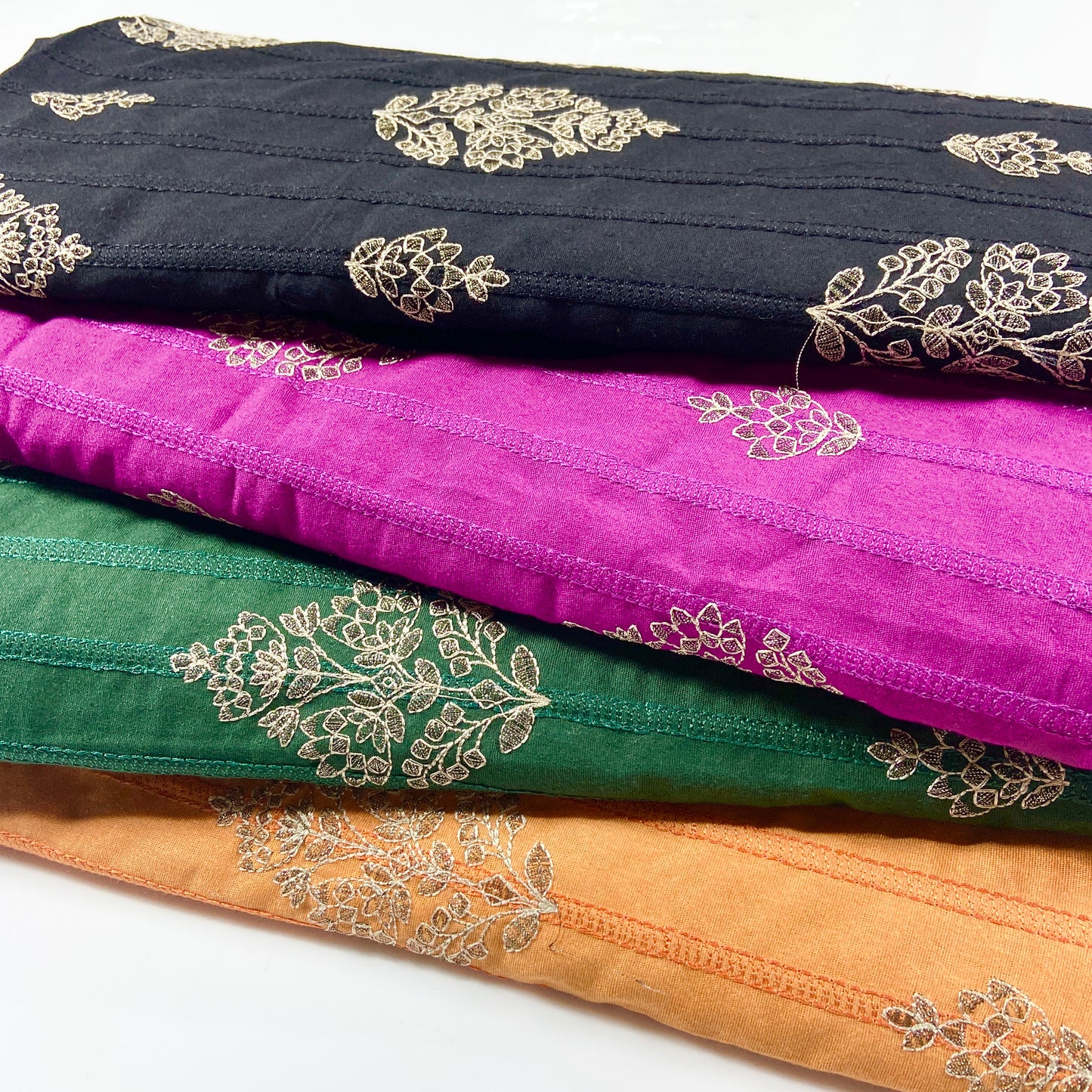 Pack of 4 – Bareeze Style Embroidered Karandi Fabric 2-PC