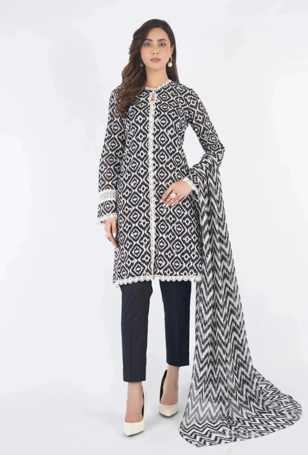 Bareeze Digital Classic Printed Lawn 3PC