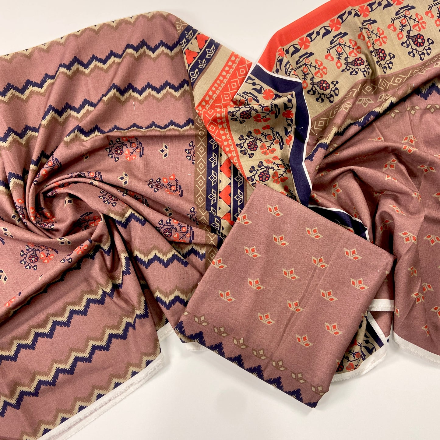 Beechtree Digital Printed Khaddar Shirt-1PC