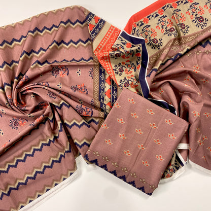 Beechtree Digital Printed Khaddar Shirt-1PC