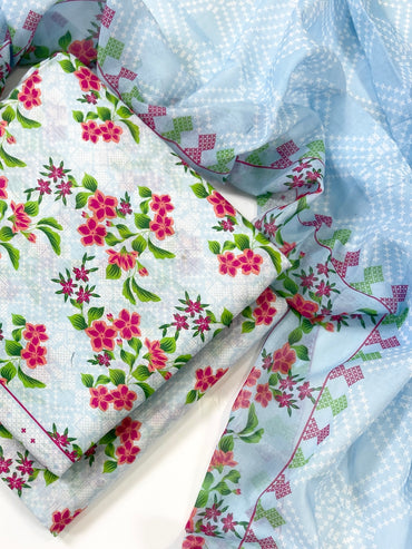 Bin Saeed Digital Printed Lawn 3PC