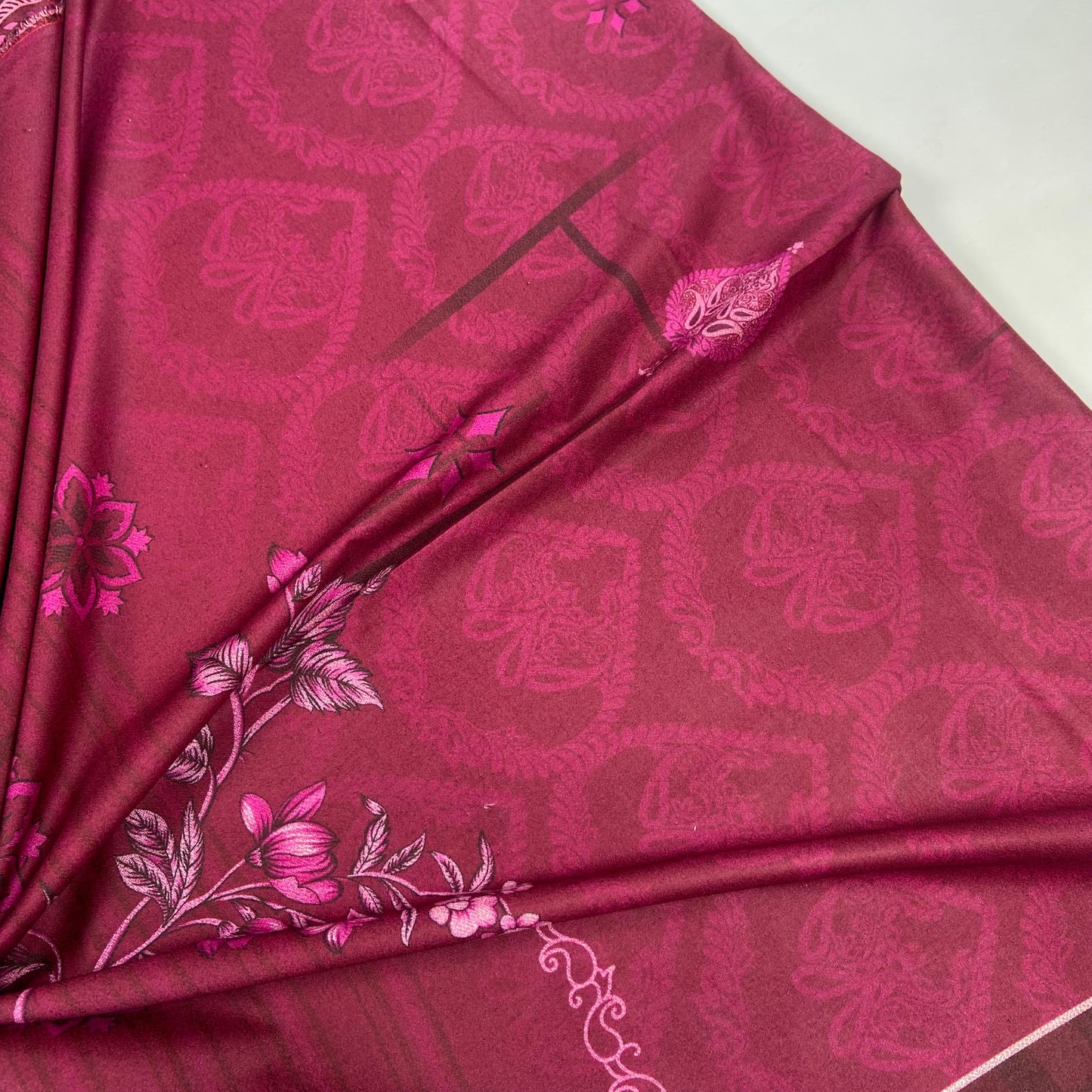 Digital Printed Wool Dhanak-Shirt