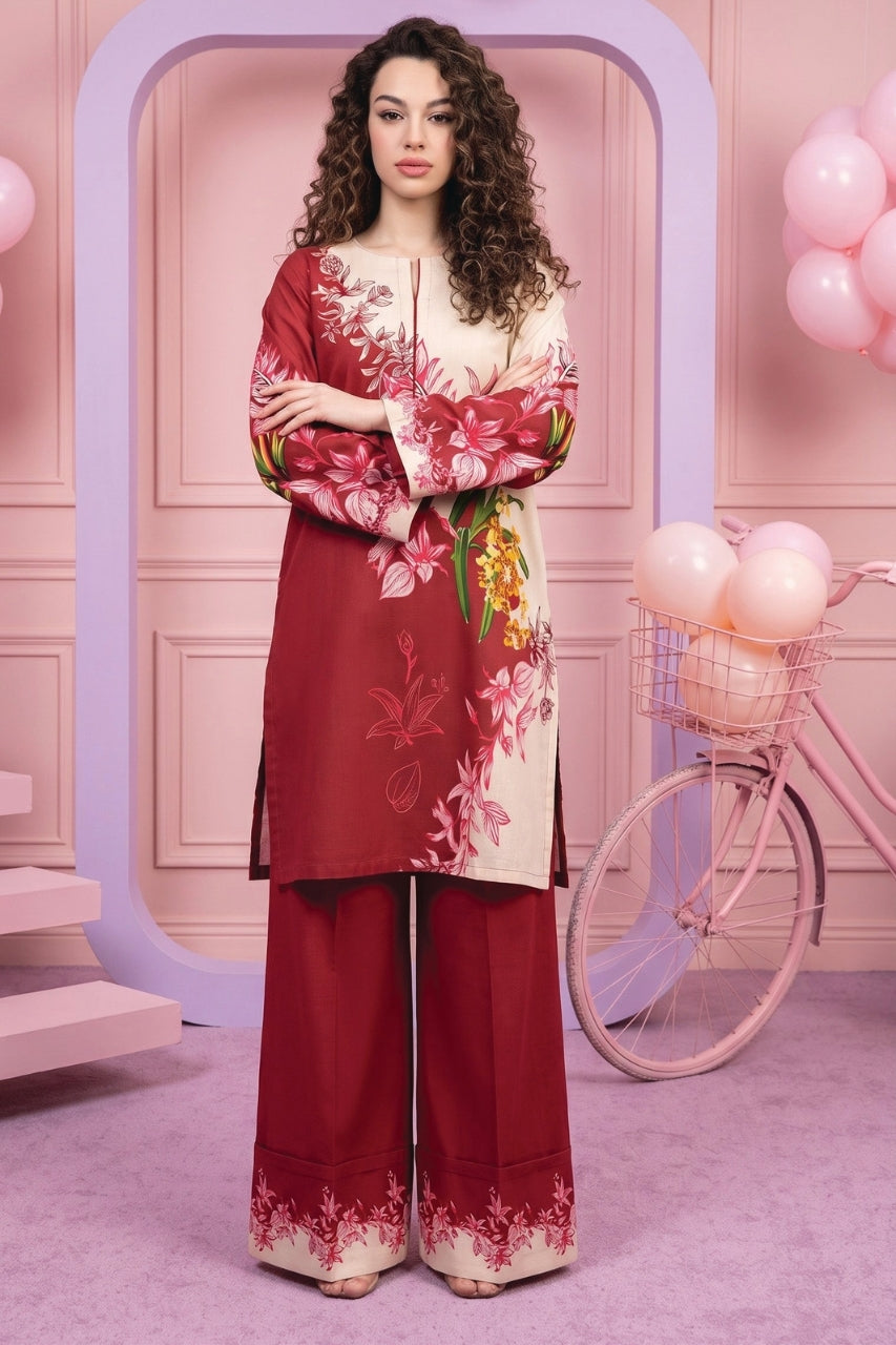 Cocoon By Regalia Digital Printed Khaddar 2PC
