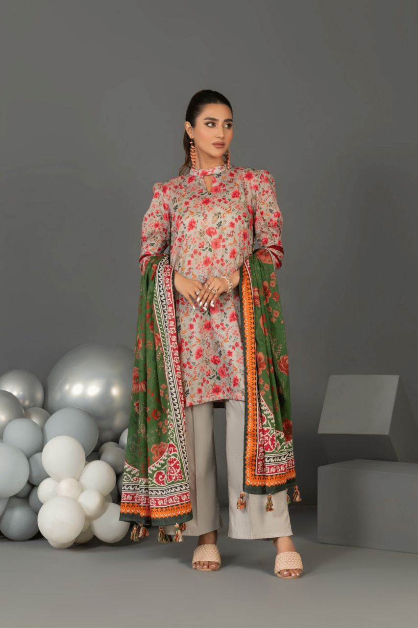 Paltar 3-Piece Digital Printed Lawn Festive Collection 2024