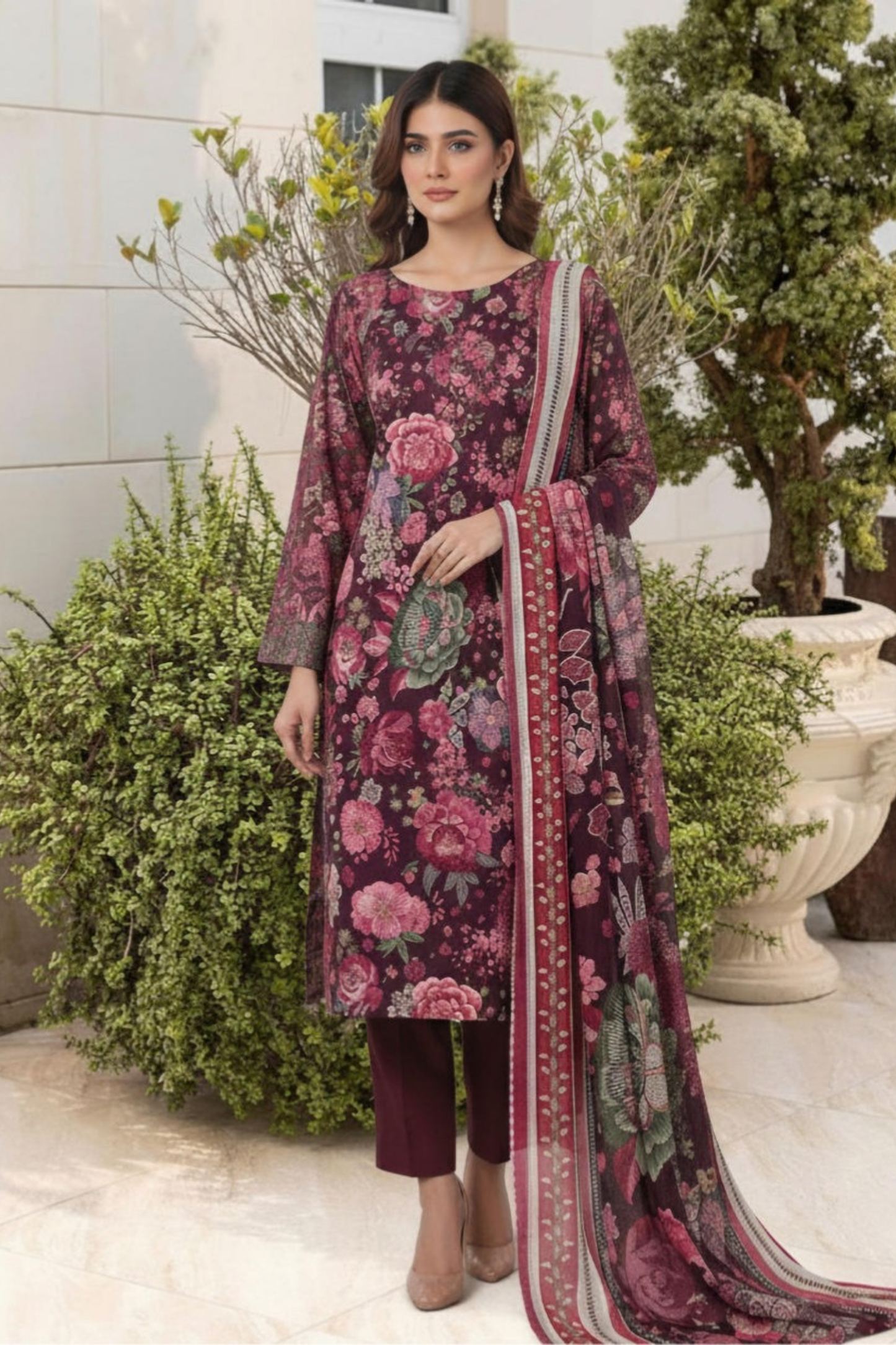 Motifz Premium Printed Khaddar 3PC