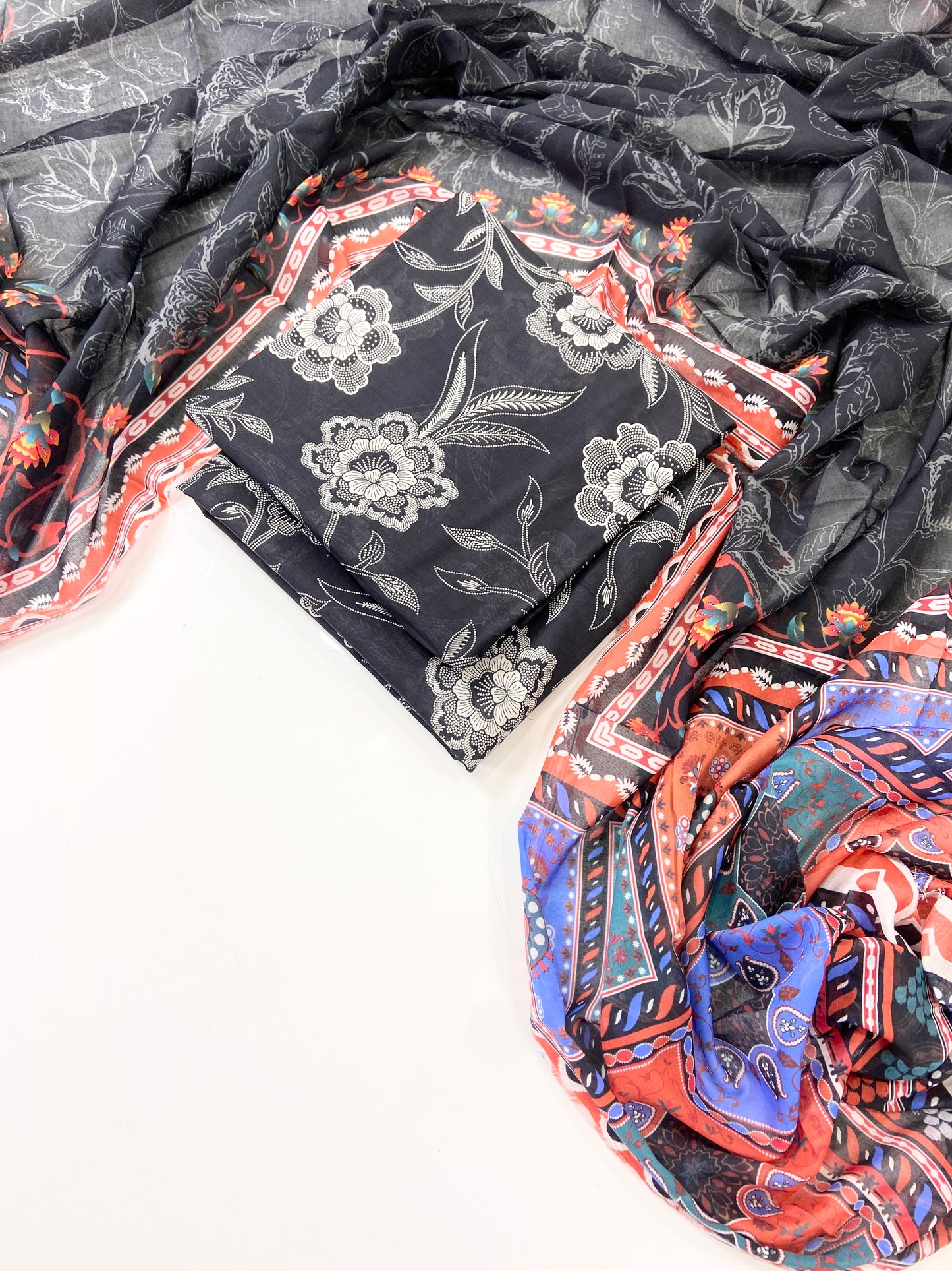 Baroque Digital Printed Lawn 3PC