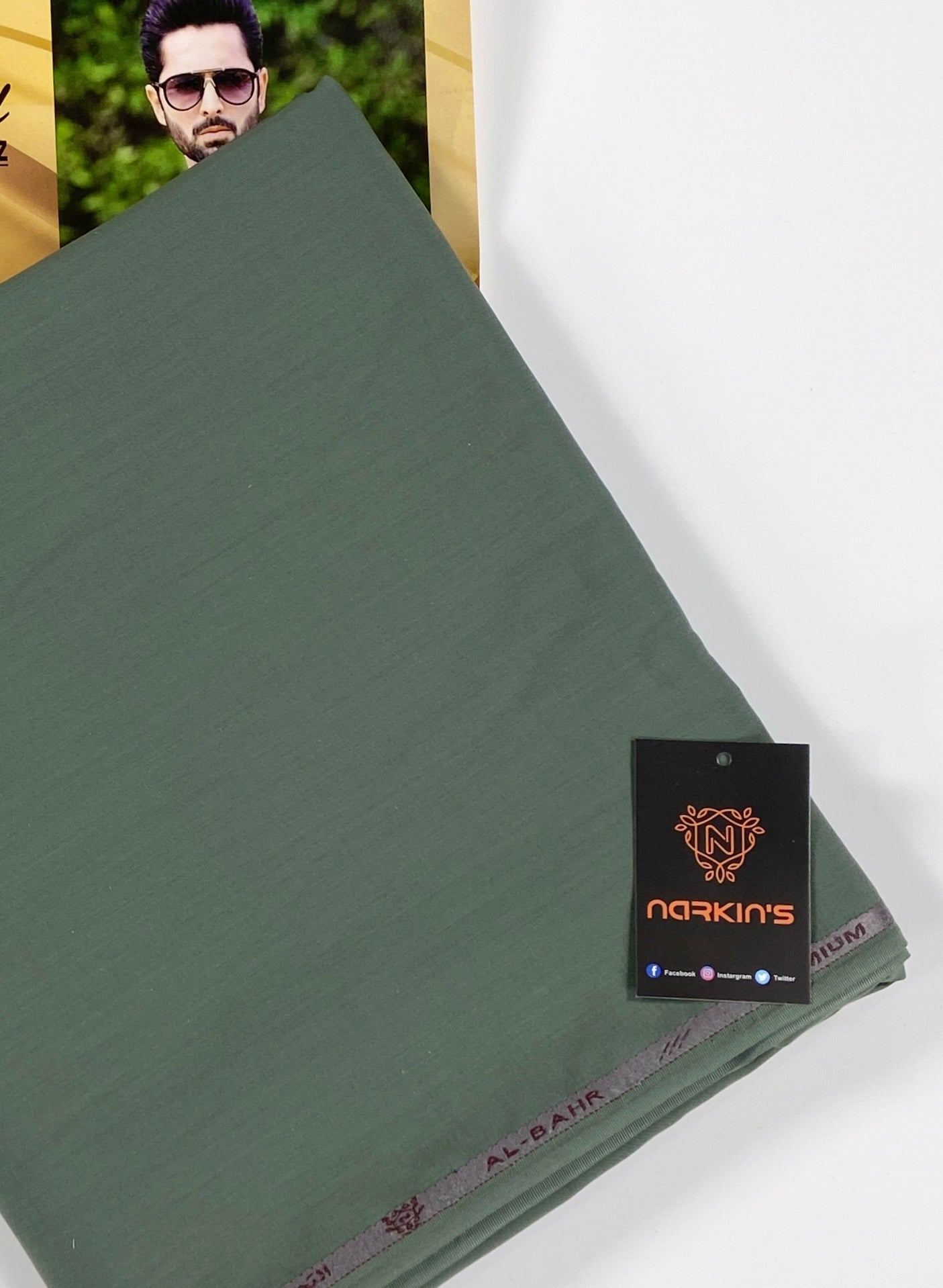 Narkins Men’s Summer Wash&Wear Suit – Unstitched