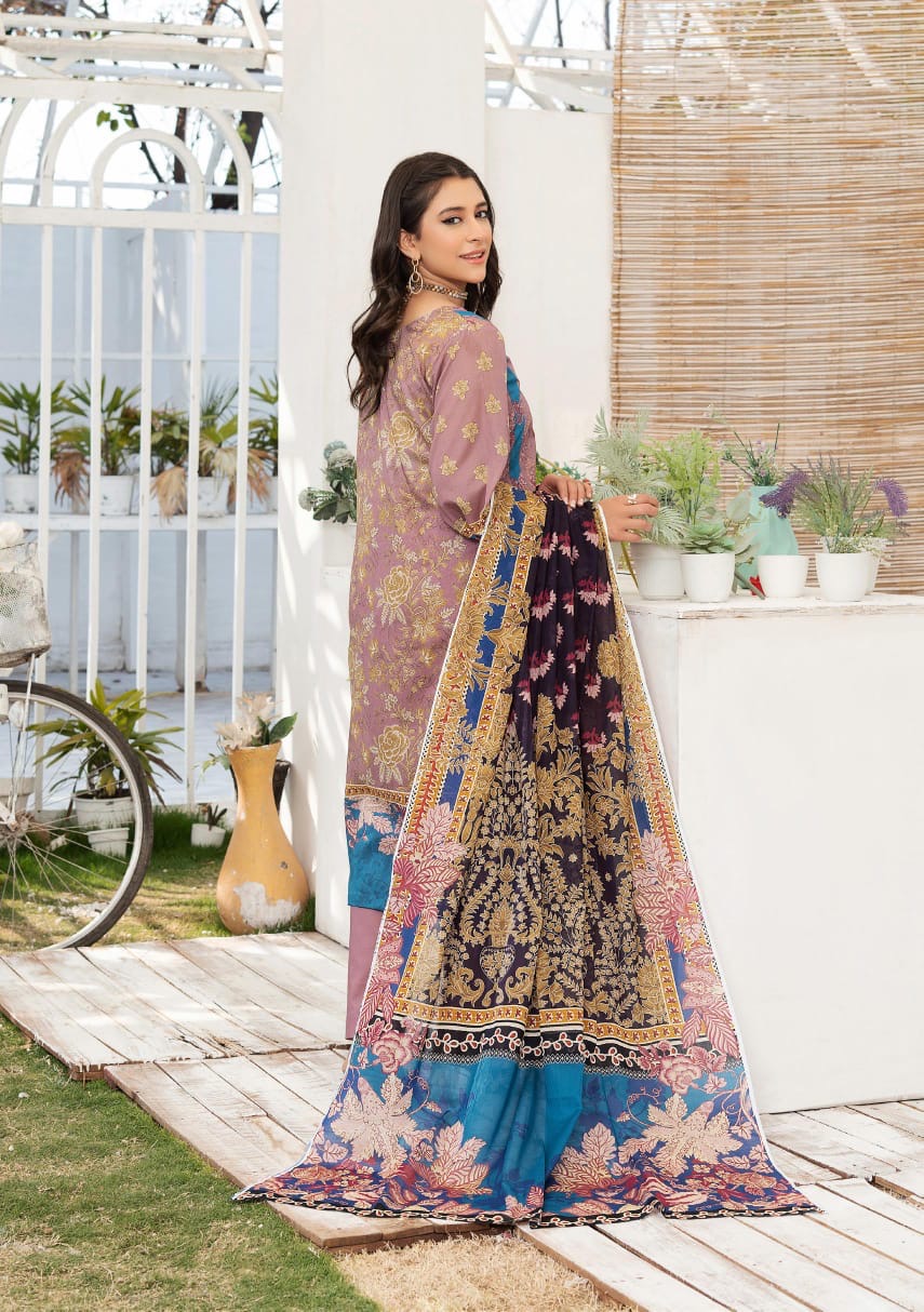 Safa Noor By Nigar Print Lawn 3-PC