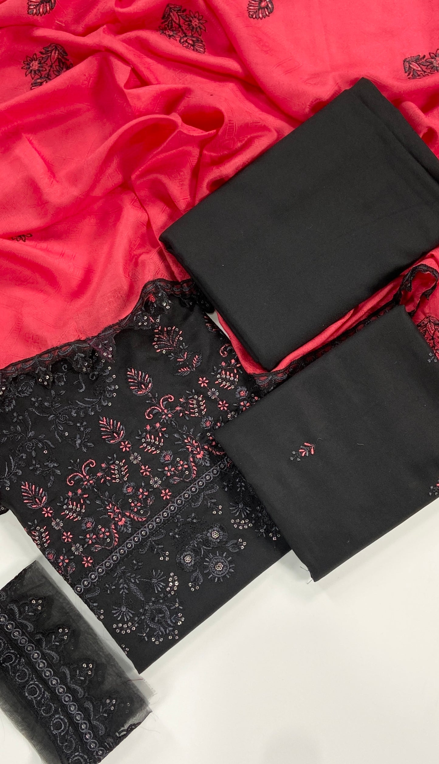 Maria B Luxury Embroidered Dhanak 3PC