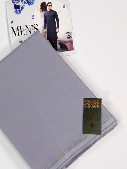 Taqwa Silver Storm Men’s Summer Cotton Unstitched Suit