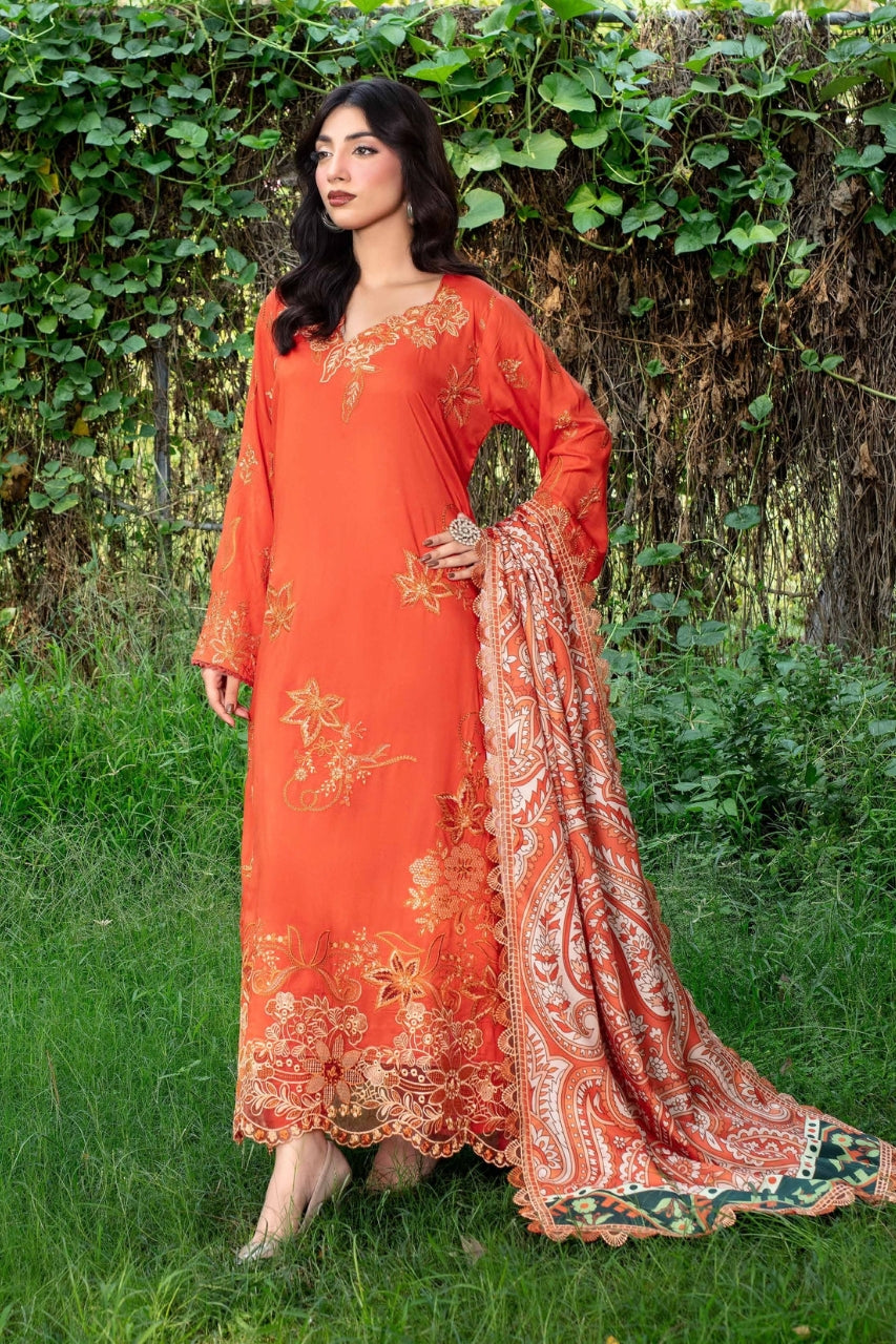 Falak By Feroza Luxury Embroidered Staple 3PC