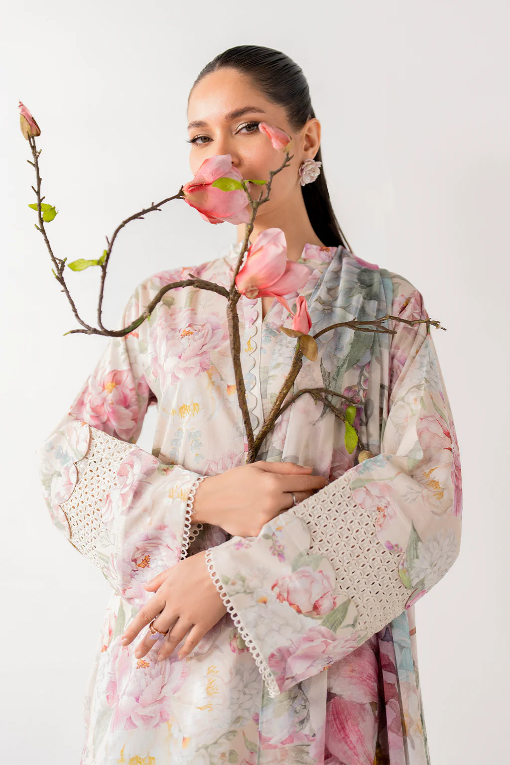 Baroque All Over Digital Printed Lawn 3-PC