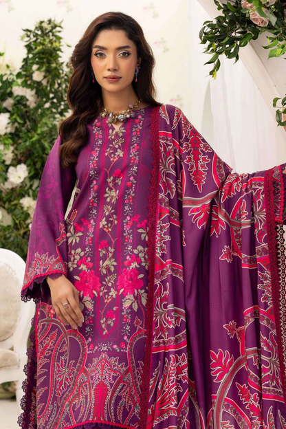 Raiha Digital Printed Linen 3PC