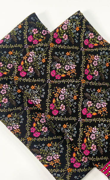 Anaya Noor Printed Bana Dora Slub Linen 2PC