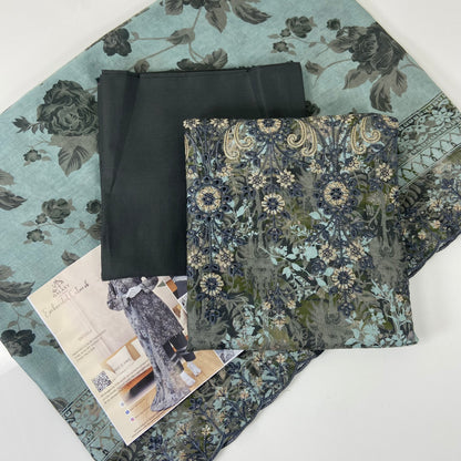 Almeerah Emb Lawn With Cutwork 3-PC