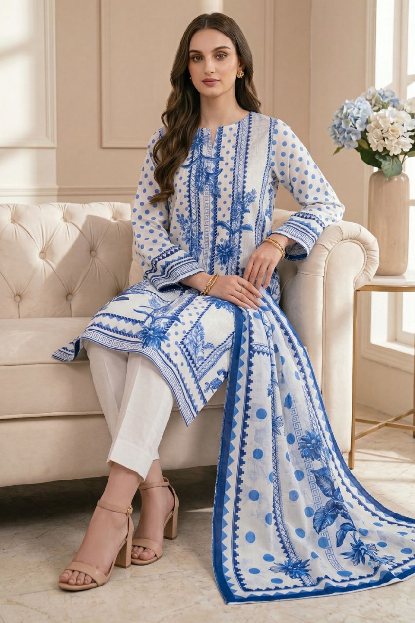 Rang Preet Digital Printed Lawn 3PC
