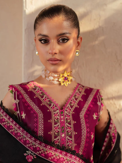 Mehroz | Bin ilyas Luxury Lawn | 3PC