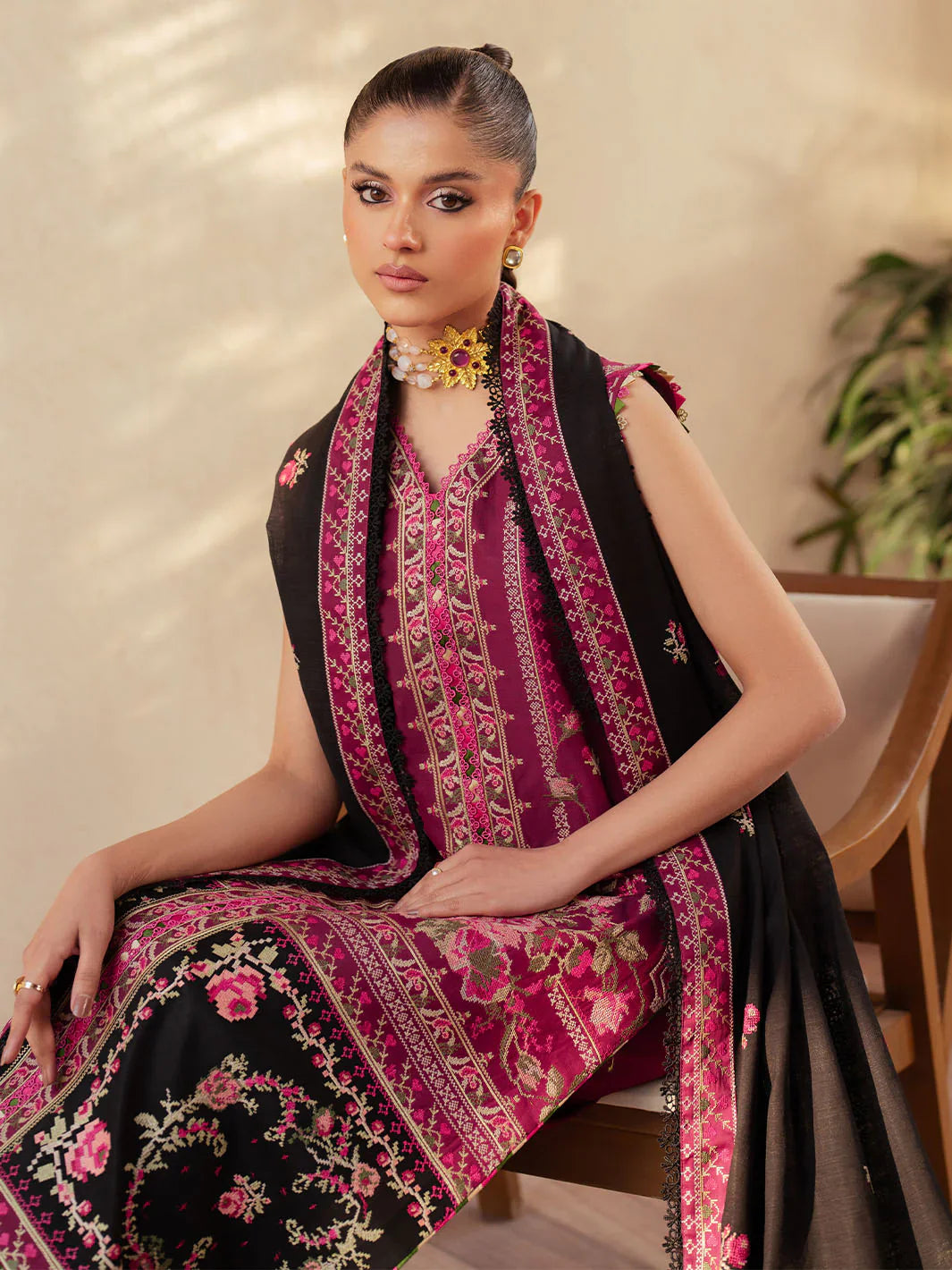 Mehroz | Bin ilyas Luxury Lawn | 3PC
