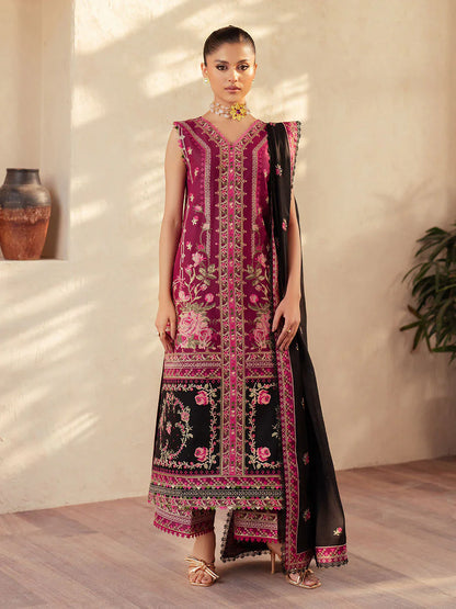 Mehroz | Bin ilyas Luxury Lawn | 3PC