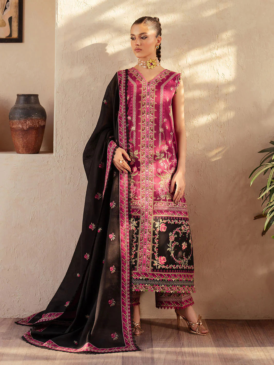 Mehroz | Bin ilyas Luxury Lawn | 3PC