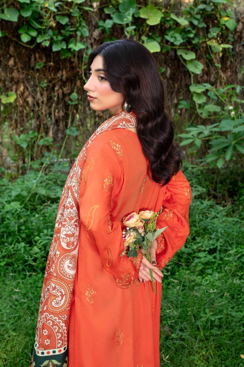Falak By Feroza Luxury Embroidered Staple 3PC