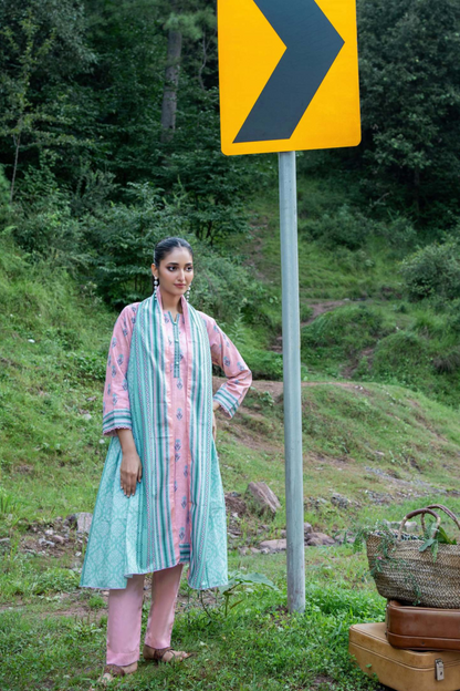 Zesh Airjet Printed Khaddar 3PC
