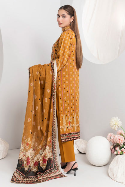 Mojo Berry By Marooj Digital Printed Lawn 3PC