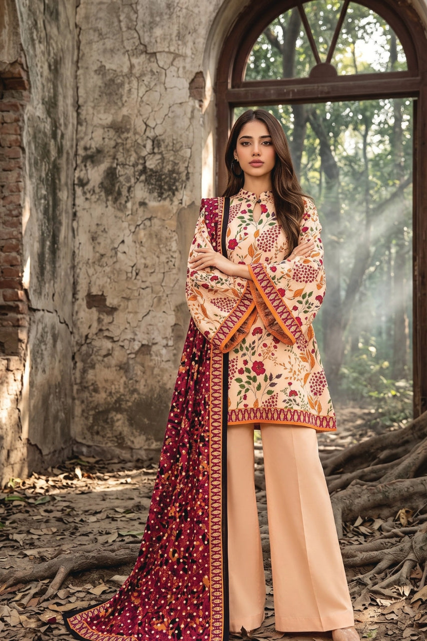 Zesh Digital Printed Khaddar 3PC