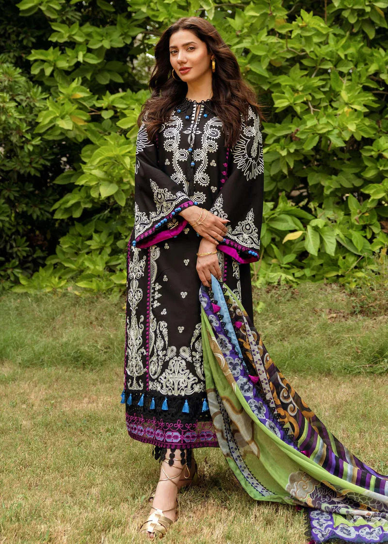 Zara Shahjahan Emb Lawn 3-PC