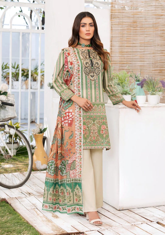 Safa Noor By Nigar Print Lawn 3-PC