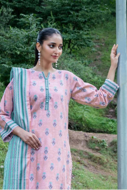 Zesh Airjet Printed Khaddar 3PC