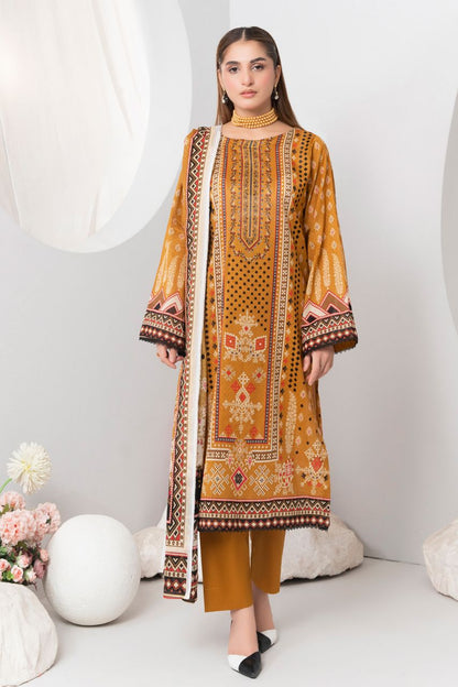 Mojo Berry By Marooj Digital Printed Lawn 3PC