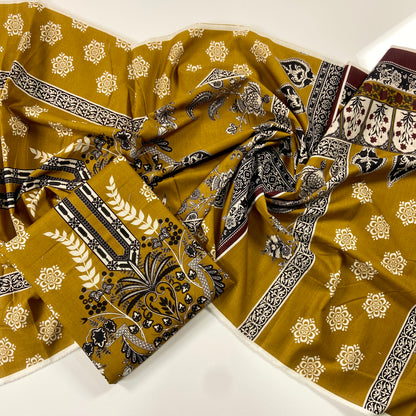 Beechtree Digital Printed Khaddar Shirt-1PC